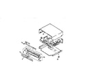 Sony CDP-C350Z cabinet parts diagram