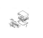 Sony CDP-C661 cabinet parts diagram