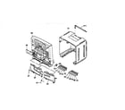 Sony CFD-676 cabinet parts diagram