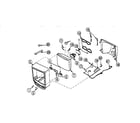 Sony KV-20S20 cabinet parts diagram