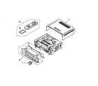 Sony SLV-360 cabinet parts diagram