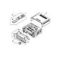 Sony SLV-390PX cabinet parts diagram