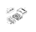 Sony SLV-660HF cabinet parts diagram