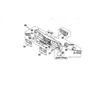 Sony TC-WE605S cabinet parts diagram