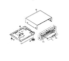 JVC XLF252BK cabinet parts diagram