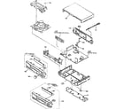 Hitachi VT-FX611A cabinet parts diagram