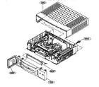 RCA VR618HF cabinet parts diagram
