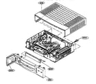 RCA VR653HF cabinet parts diagram