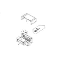 Sony STR-DE605 cabinet parts diagram