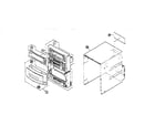 JVC UXT20 cabinet parts diagram