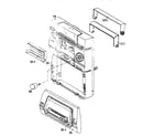 Panasonic SA-CH64M cabinet parts diagram