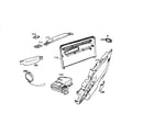 Magnavox CVT325AV01 cabinet section diagram