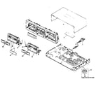 Pioneer CT-W205R cabinet parts diagram