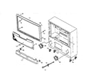 Pioneer SD-P6093K cabinet parts diagram