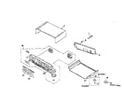 Sony TC-WR350Z cabinet parts diagram