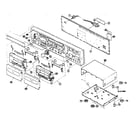 JVC TDW718BK cabinet parts diagram