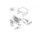 Aiwa NSX-AVH8 cabinet parts diagram