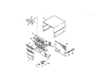Aiwa XRAVH8 cabinet parts diagram