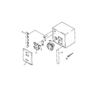 Sony SA-W651 cabinet parts diagram