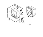 RCA T13050BC cabinet parts diagram