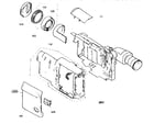 RCA PRO851X cabinet parts diagram
