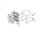 Sony HCD-H881D cabinet parts diagram