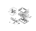 Sony SLV-980HF cabinet parts diagram
