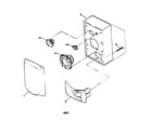 Sony SS-D260 cabinet parts diagram