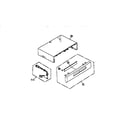 Panasonic PV-7401-K case parts diagram