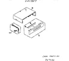 Panasonic PV-7450-K case parts diagram
