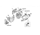 Sony CCD-TR614 cabinet parts diagram