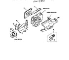 Sony CCD-TR78 cabinet parts diagram