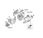 Sony CCD-TR814 cabinet parts diagram