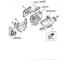 Sony CCD-TR880 cabinet parts diagram