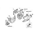Sony CCD-TR99 cabinet parts diagram