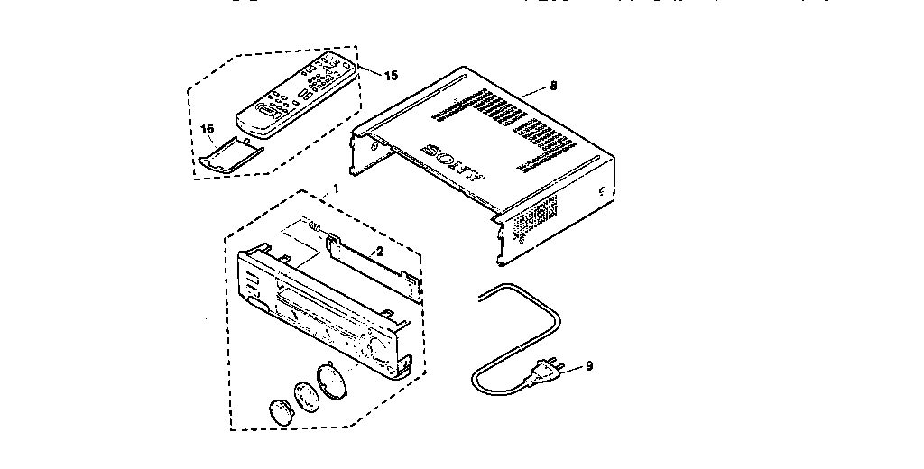 Front/remote and cover
