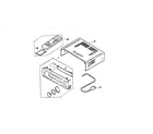 Sony SLV-676HF cabinet parts diagram