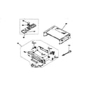 Sony SLV-975HF cabinet parts diagram