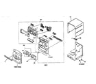 Sony HCD-RX100AV cabinet parts diagram