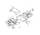 Sony STR-DE615 cabinet parts diagram