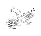 Sony STR-DE715 cabinet parts diagram