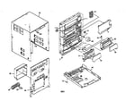 JVC CA-D761T cabinet parts diagram
