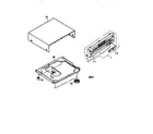 JVC XL-F154BK cabinet parts diagram