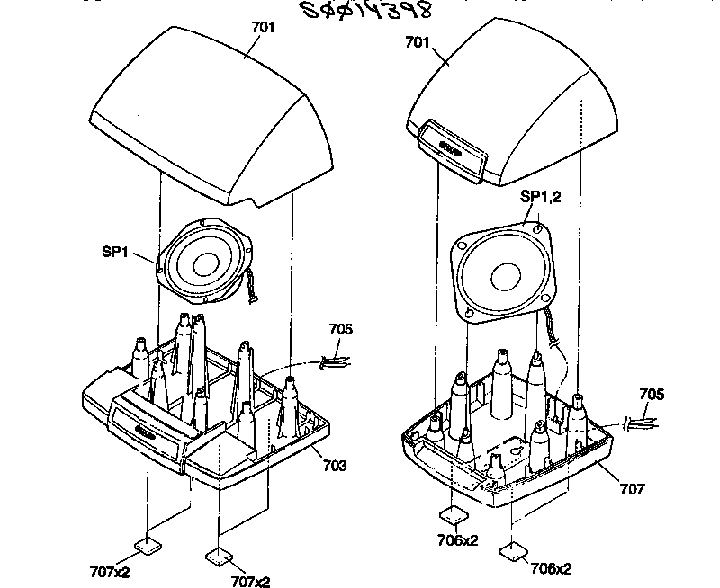 Speaker parts