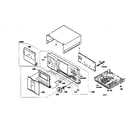 Sony CDP-CX70ES cabinet parts diagram
