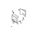 Sony KV-27S26 cabinet parts diagram