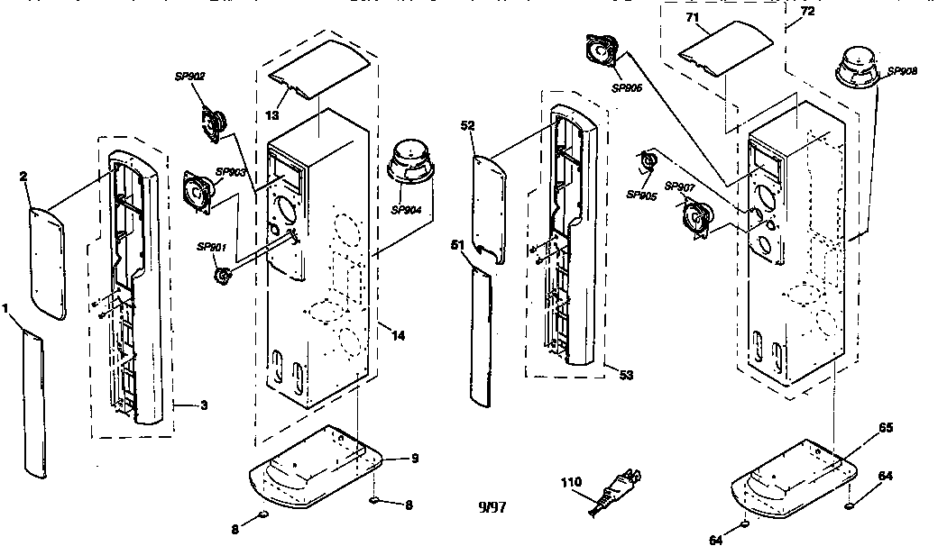 Front speakers