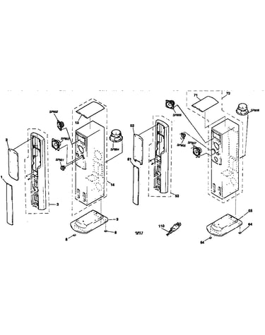 Front speakers