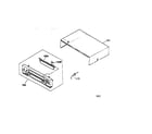 Magnavox VRX463AT01 cabinet parts diagram