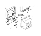 JVC AV27870 cabinet parts diagram